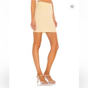 NWT Bec & Bridge Mimi Knit Skirt in Butter Yellow 💛